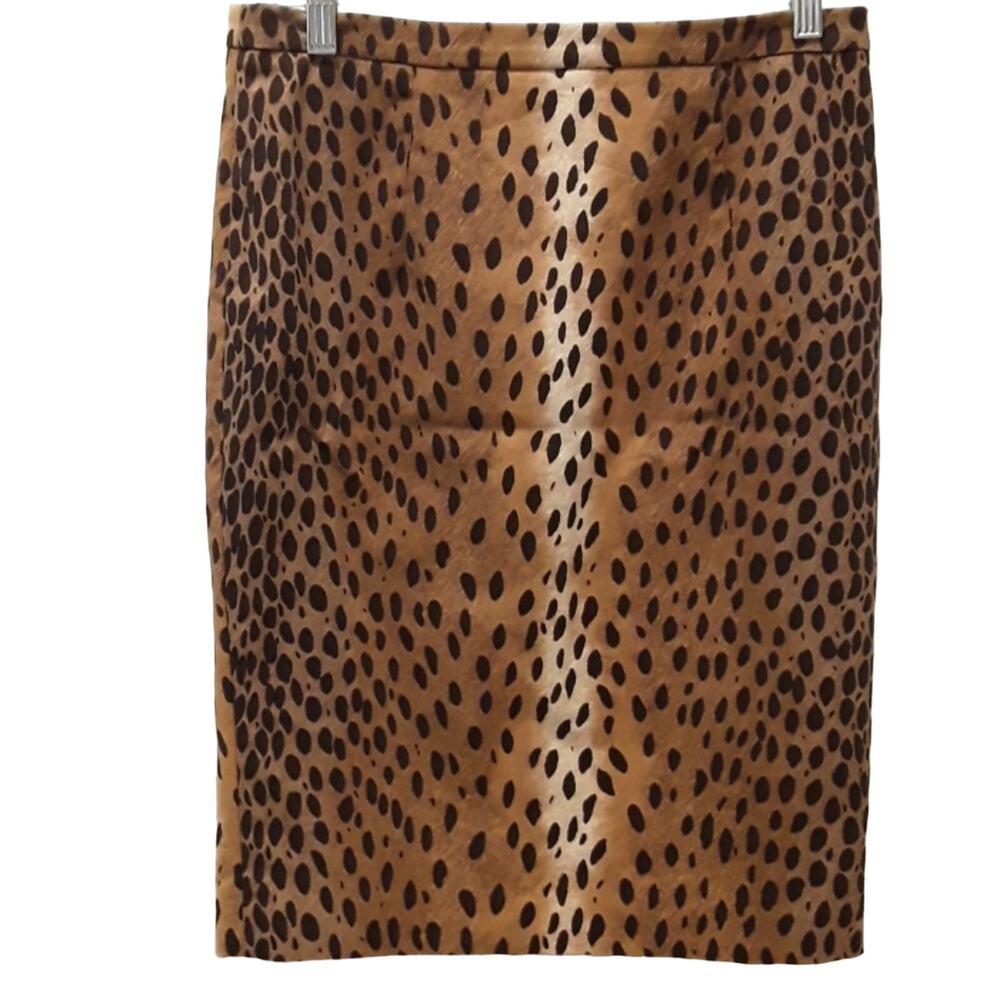 MICHAEL Michael Kors Leopard Print Pencil Skirt  4